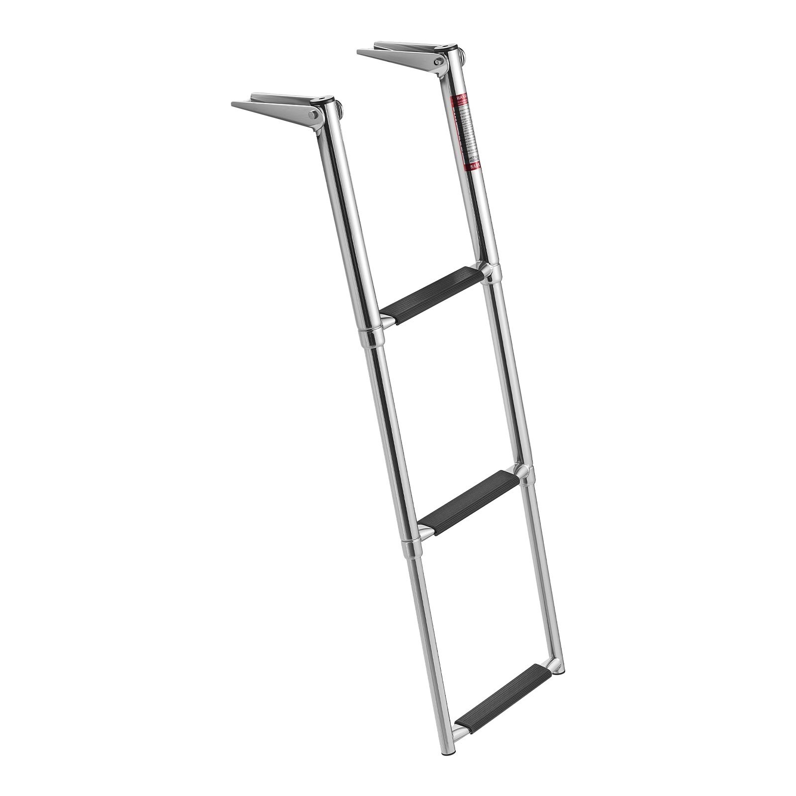 Main product image of 3-Step Stainless Steel Telescoping Folding Swim Deck Ladder, 600 Lbs