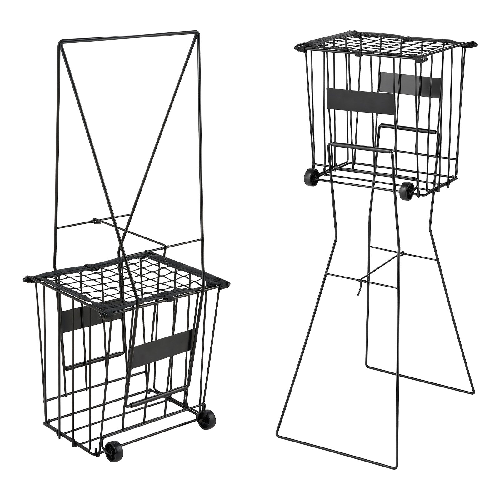 Main product image of Tennis Ball Hopper, 75-Ball Capacity, Pickleball Cart with Wheels