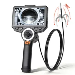 Product image of Articulating Borescope, 0.15 in. Lens, 4-Way Articulation, 6 in. IPS Screen, 8X Zoom, 7000mAh