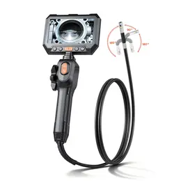 Product image of Articulating Dual-Lens Borescope Inspection Camera, 1080P, 4.9FT