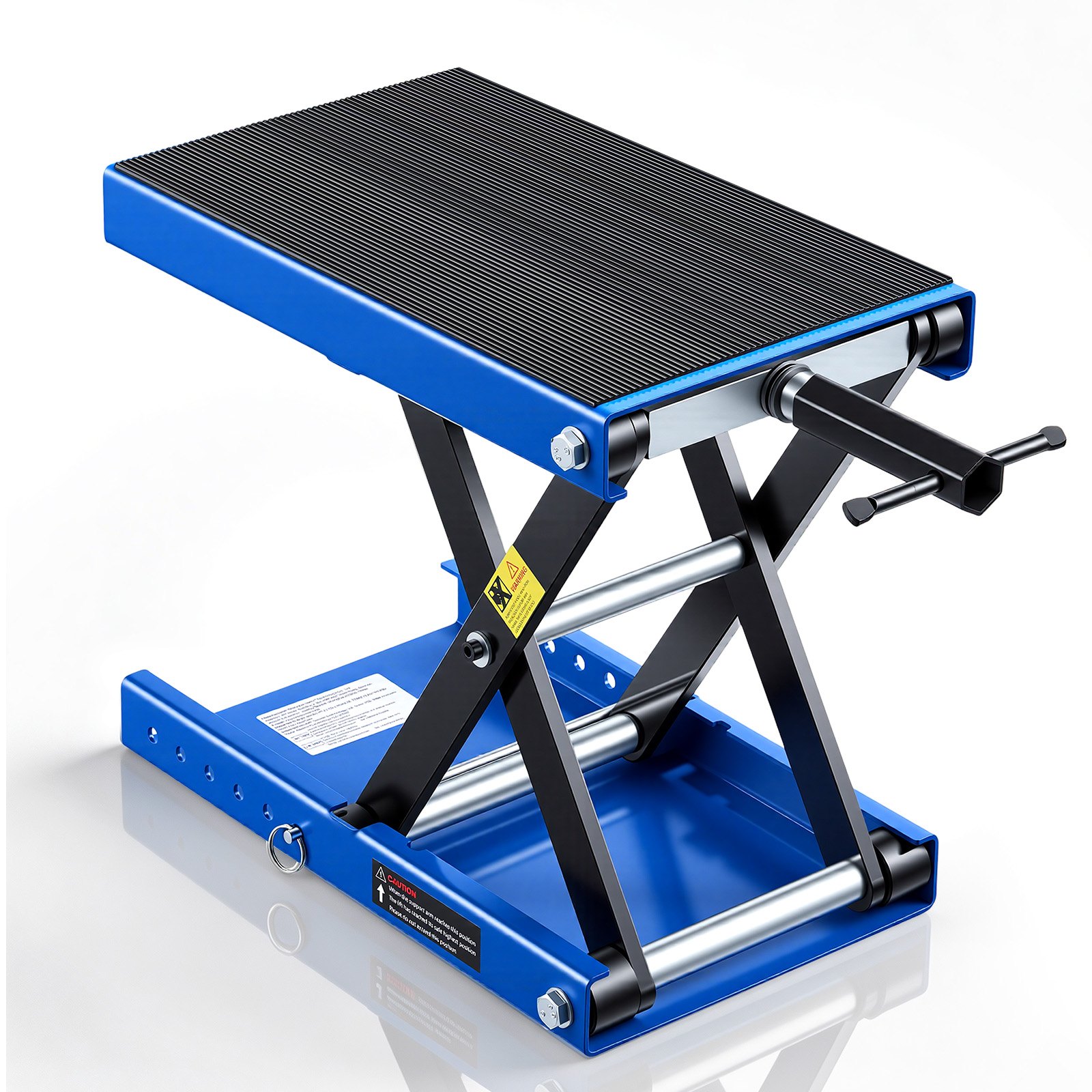 Main product image of 1100 Lb Motorcycle Scissor Lift, Wide Deck, Lock Pin, 3.74-13.38in Lift Range