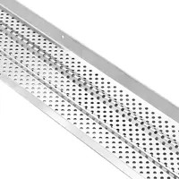 Product image of 6 In Aluminum Gutter Guard, 52 ft, 0.02 In Mill Finish, 13 Pcs, Screws