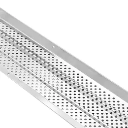 Product image of 5 Inch Aluminum Gutter Guard, 32ft Length, 0.02 In Thickness, Mill Finish, 8 PCS