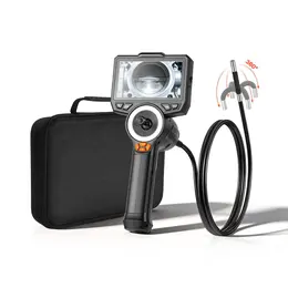 Product image of 4-Way Articulating Industrial Inspection Camera with Light, 1080P, 4.9FT