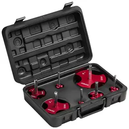 Product image of 7-Piece PVC Pipe Reamer Kit, 1/2" to 4" for 1/2" Drills
