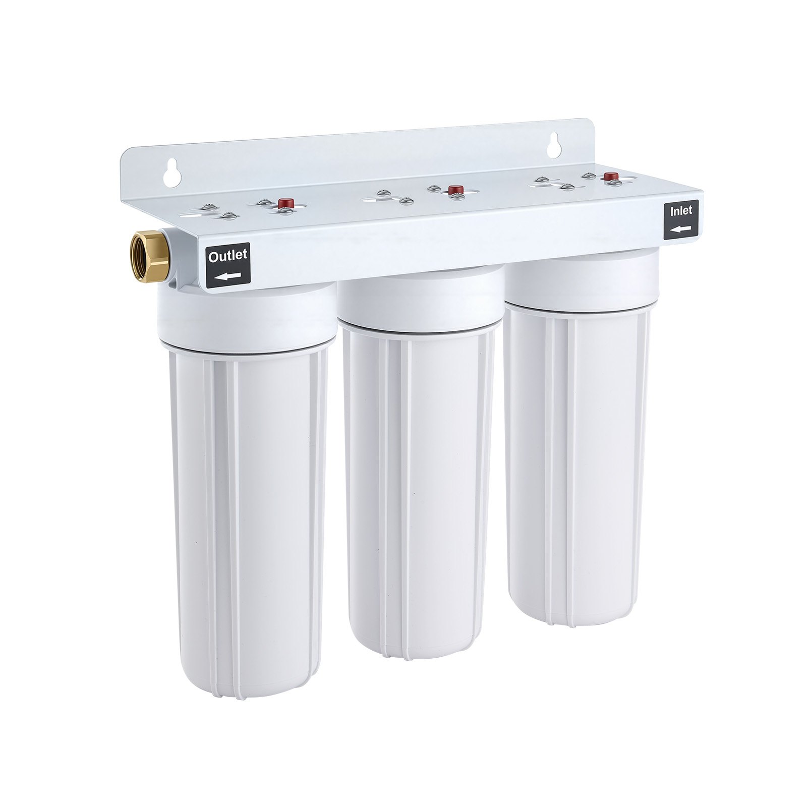 Main product image of RV Water Filter System, 5-Micron 3-Stage, with 3 Cartridges