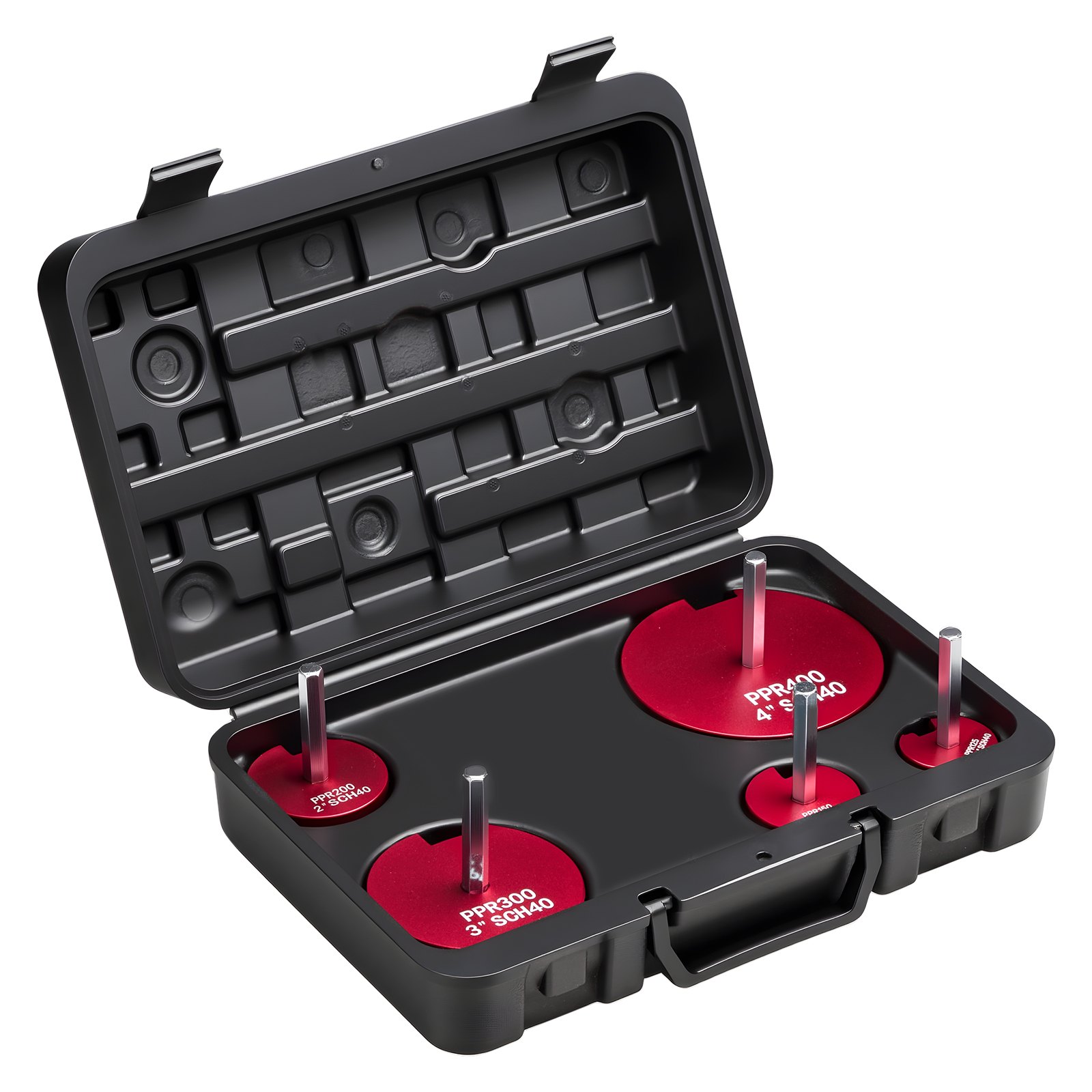 Main product image of 5-Piece PVC Socket Saver Kit, 1-1/4" to 4", for 1/2" Drills