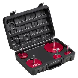 Product image of 5-Piece PVC Socket Saver Kit, 1-1/4" to 4", for 1/2" Drills