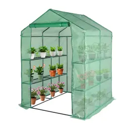 Product image of 143x143x195cm Black Iron Pipe PE Cloth Greenhouse, Zipper Rolling Door, 54690859