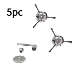 Product image of 6in 3 Wire Steel Brush Cutter Head for Gas and Electric Weed Trimmers