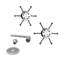 Product image of 6in 6-Wire Steel Brush Cutter Head for Gas and Electric Weed Trimmers