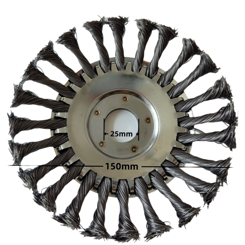 Main product image of 5-Pack Steel Trimmer Head, Wire Brush Disc for Gas String Trimmers