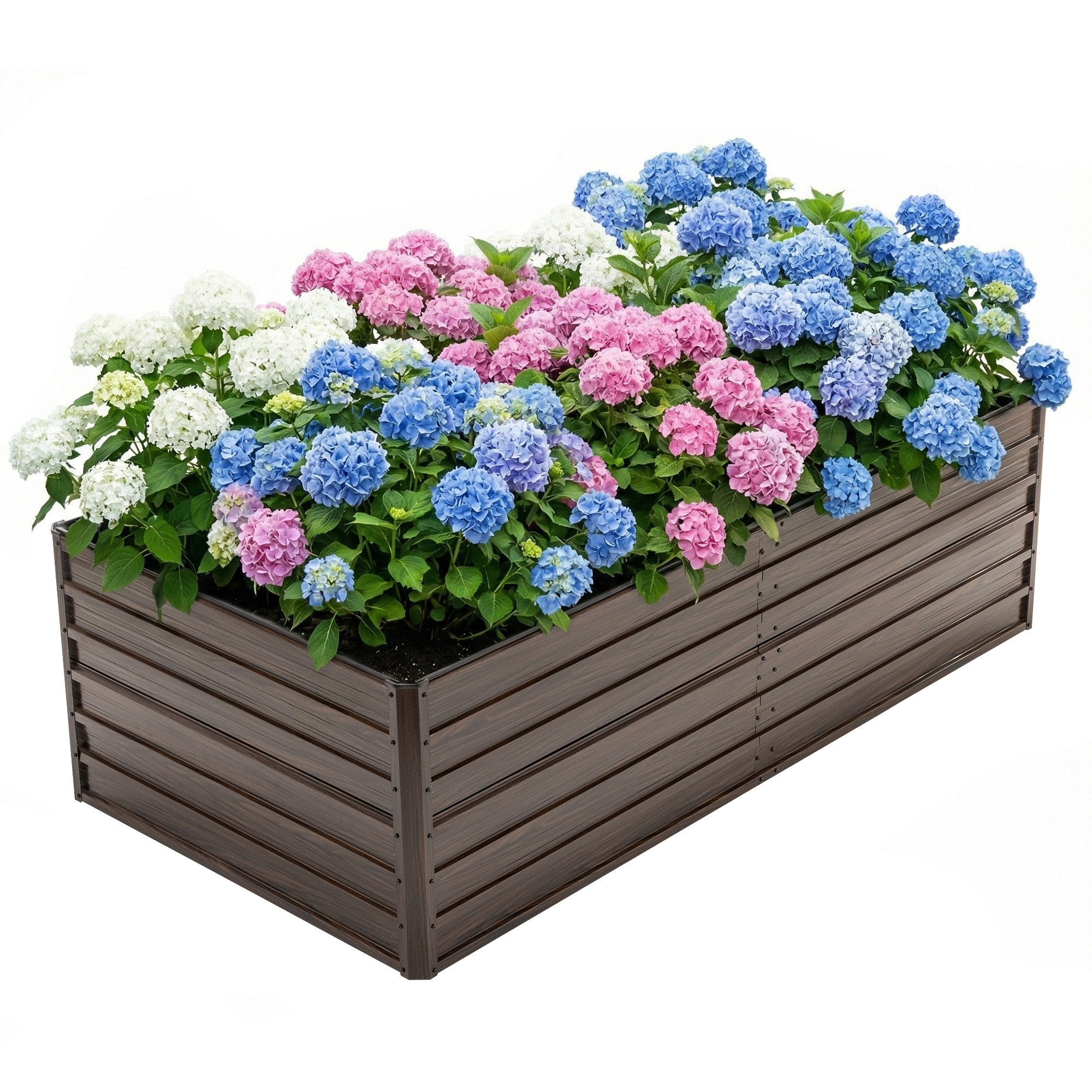 Main product image of 8x4x2FT Galvanized Raised Garden Bed Kit, Outdoor Planter