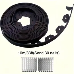 Product image of No-Dig Flexible Plastic Landscape Edging Kit with Spikes