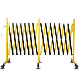Product image of 23FT Retractable Metal Barricade with Casters