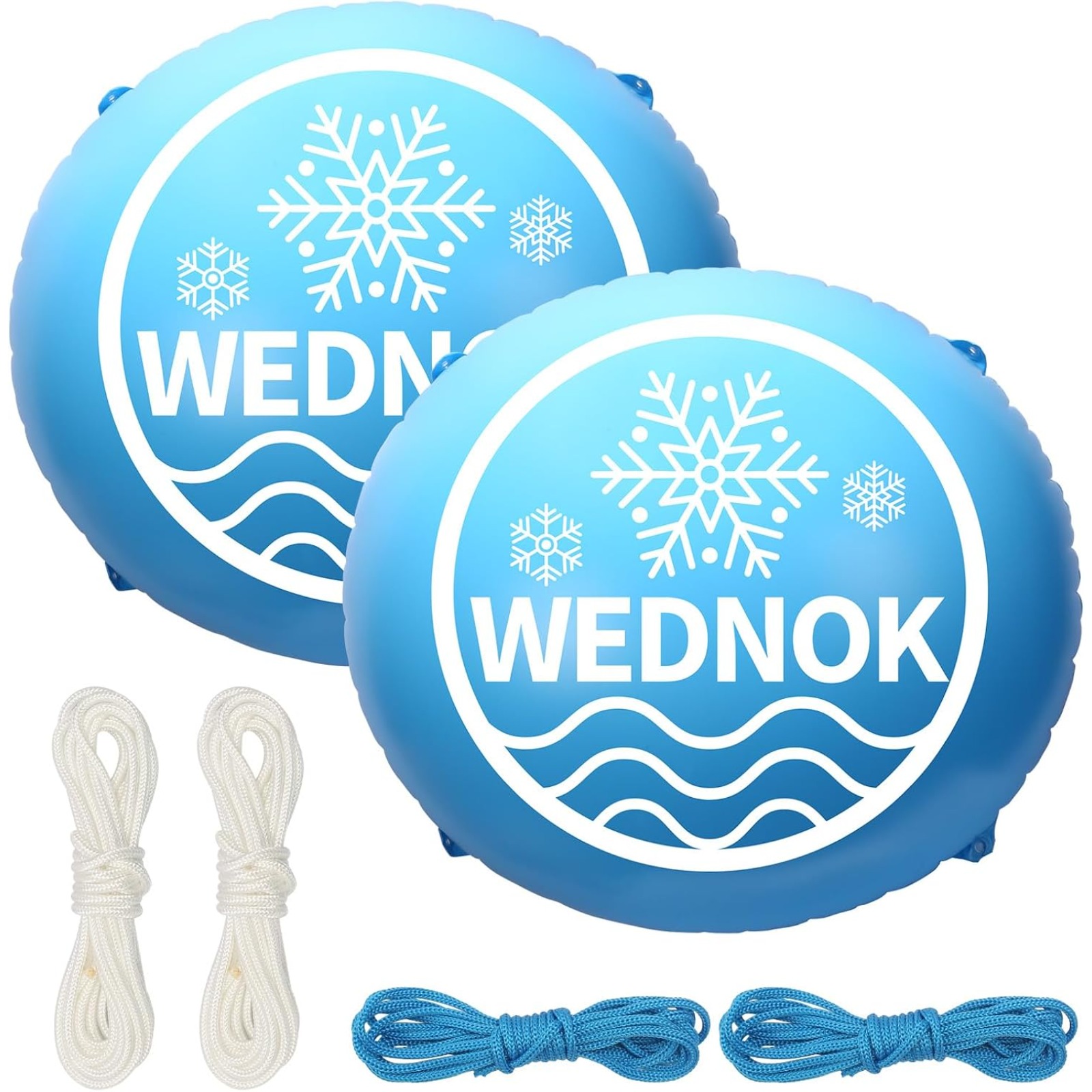 Main product image of 2 Round Inflatable 1.2m Winter Pool Air Cushions with 15m Rope