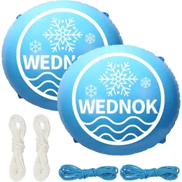 Product image of 2 Round Inflatable 1.2m Winter Pool Air Cushions with 15m Rope