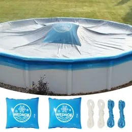 Product image of Pool Air Cushion Kit, 2 Square Cushions with Tether Strings