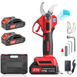 Product image of Cordless Electric Pruning Shears, 1.2-inch Cut, LCD Display