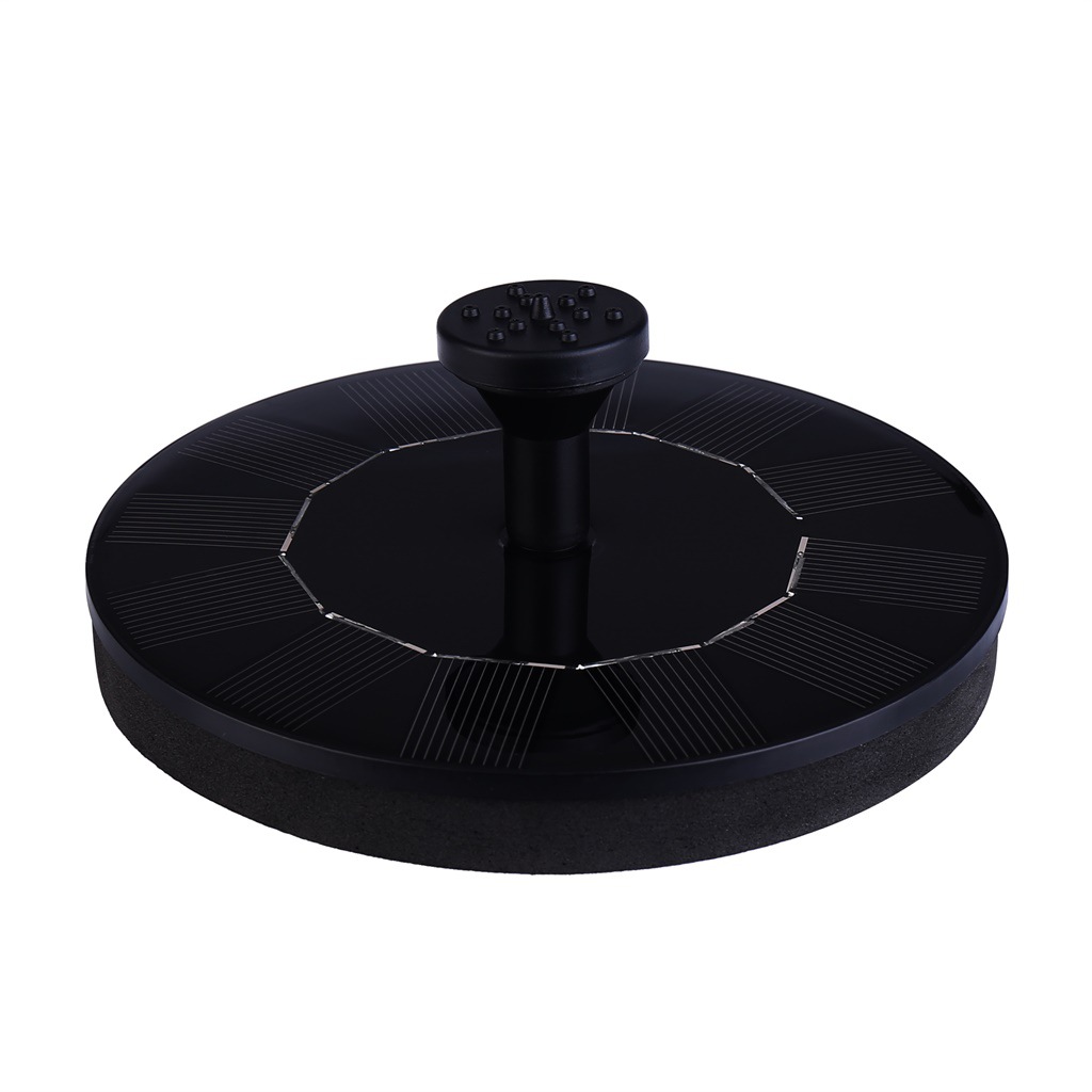 Main product image of Circular Solar Fountain Pump for Outdoor Bird Baths and Garden Water Features