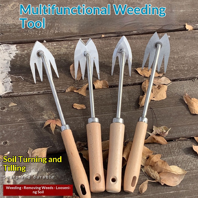 Main product image of Garden Weeding Hoe and Root Puller Hand Tool
