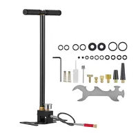 Product image of PCP Hand Pump, 3-Stage, 6000 PSI (41.37 MPa), Stainless Steel, Filter, Gauge