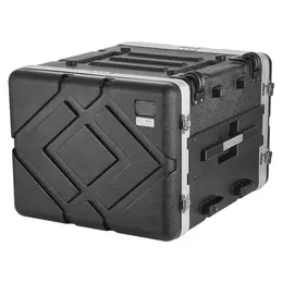 Product image of 8U Rolling ABS Rack Case, 7U Usable, 18.4 In Internal Depth, Retractable Handle