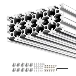 Product image of 10-Pack 2020 T-Slot Aluminum Extrusion, 48 Inch (1220mm), European Standard, Silver
