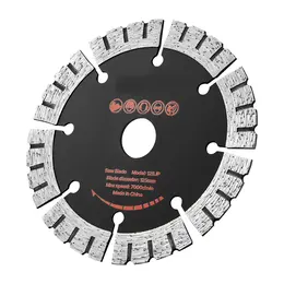 Product image of 5-Pack 5 Inch Diamond Wall Chaser Blades, 0.79 In Arbor, 65Mn Steel Core