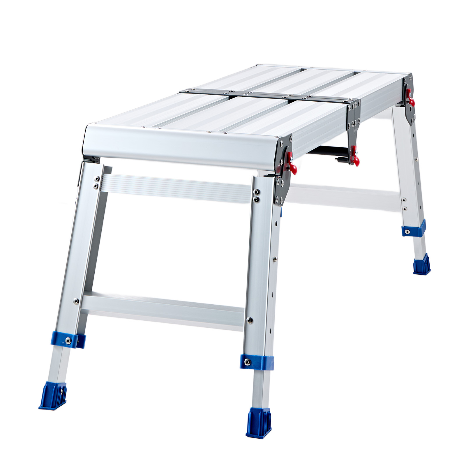 Main product image of Folding Aluminum Work Platform, Adjustable Height 14.2-20 In, 500 Lbs