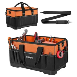 Product image of 19.1 Inch Tool Bag, 33-Pocket, Water-Resistant Base, Adjustable Strap