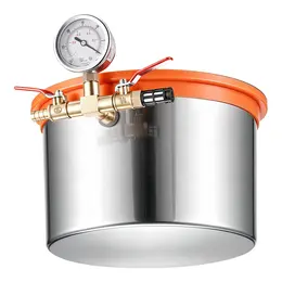 Product image of 1.5 Gallon Stainless Steel Vacuum Degassing Chamber with Tempered Glass Lid
