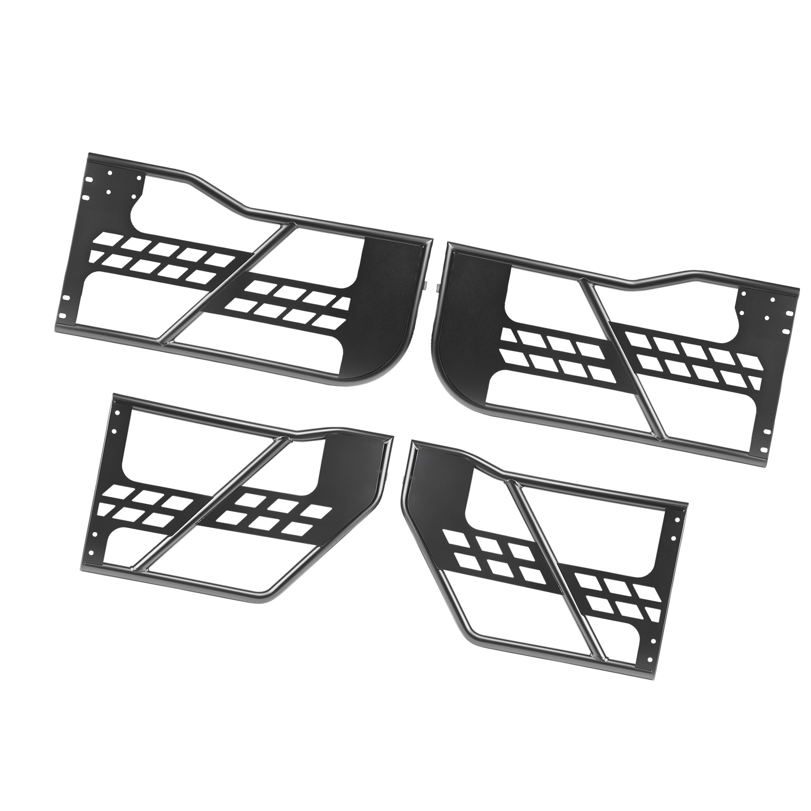 Main product image of Jeep Wrangler JK JKU 4-Door Steel Tubular Half Doors, 2007-2018
