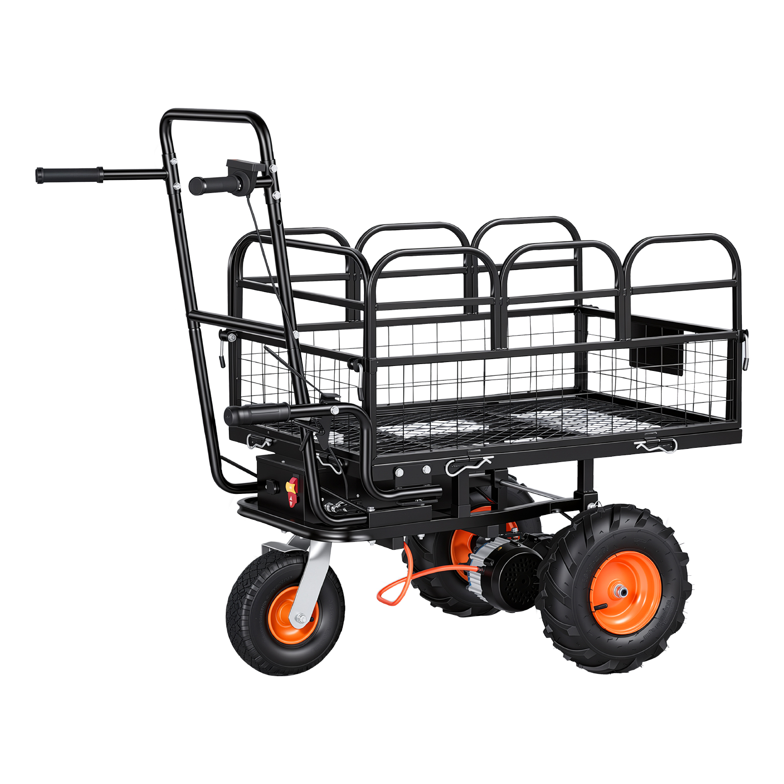 Main product image of 36V 500W Electric Utility Cart, 500 Lbs Load, Steel Frame