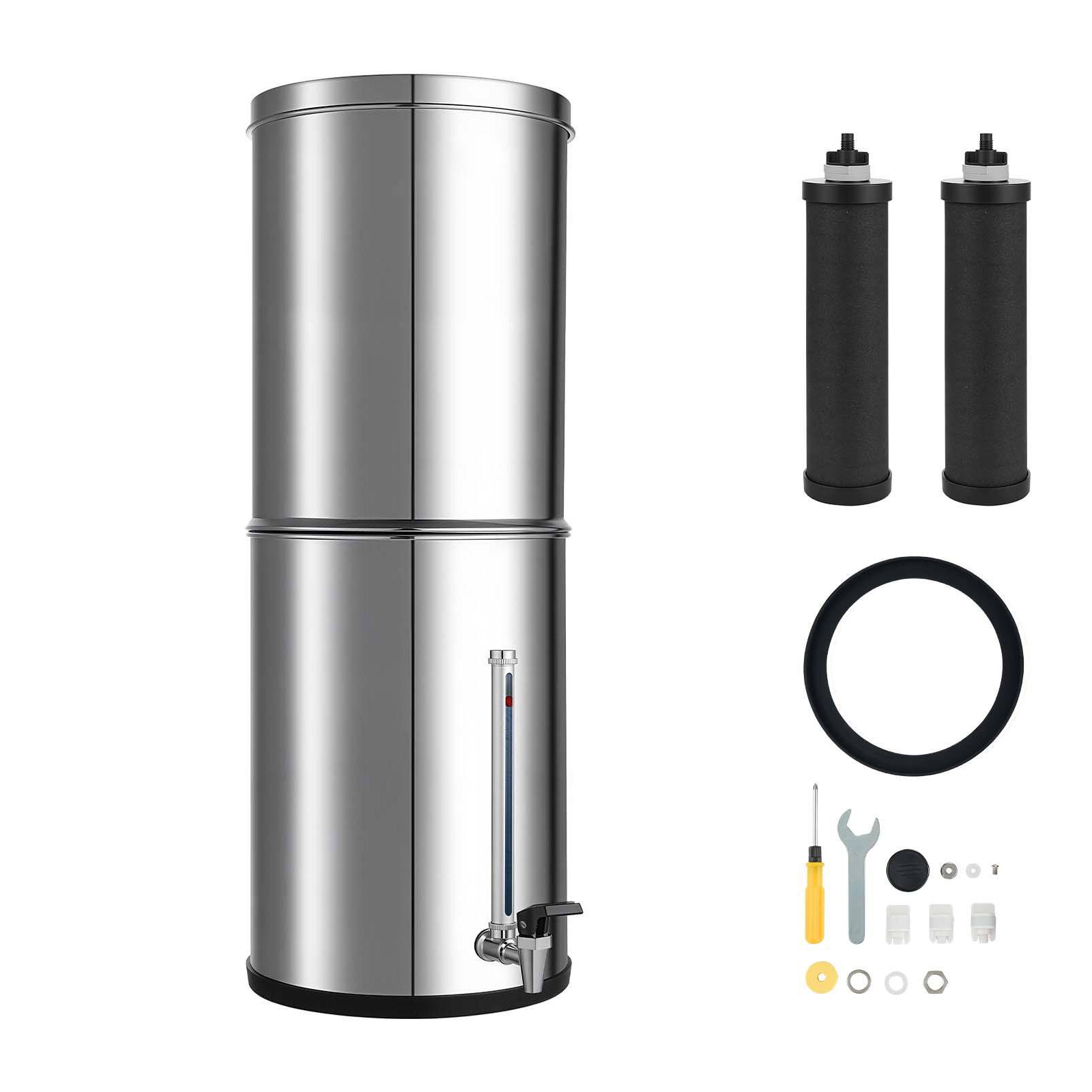 Main product image of 3.25 Gallon 304 Stainless Steel Gravity Water Filtration System