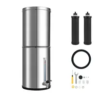 Product image of 3.25 Gallon 304 Stainless Steel Gravity Water Filtration System