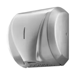 Product image of Hand Dryer, 1800W, AC110-120V, HEPA Filter, Brushed Stainless Steel, Wall Mounted