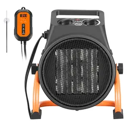 Product image of 1500W Electric Greenhouse Heater, Thermostat, Fan, 15° Adjustable Angle