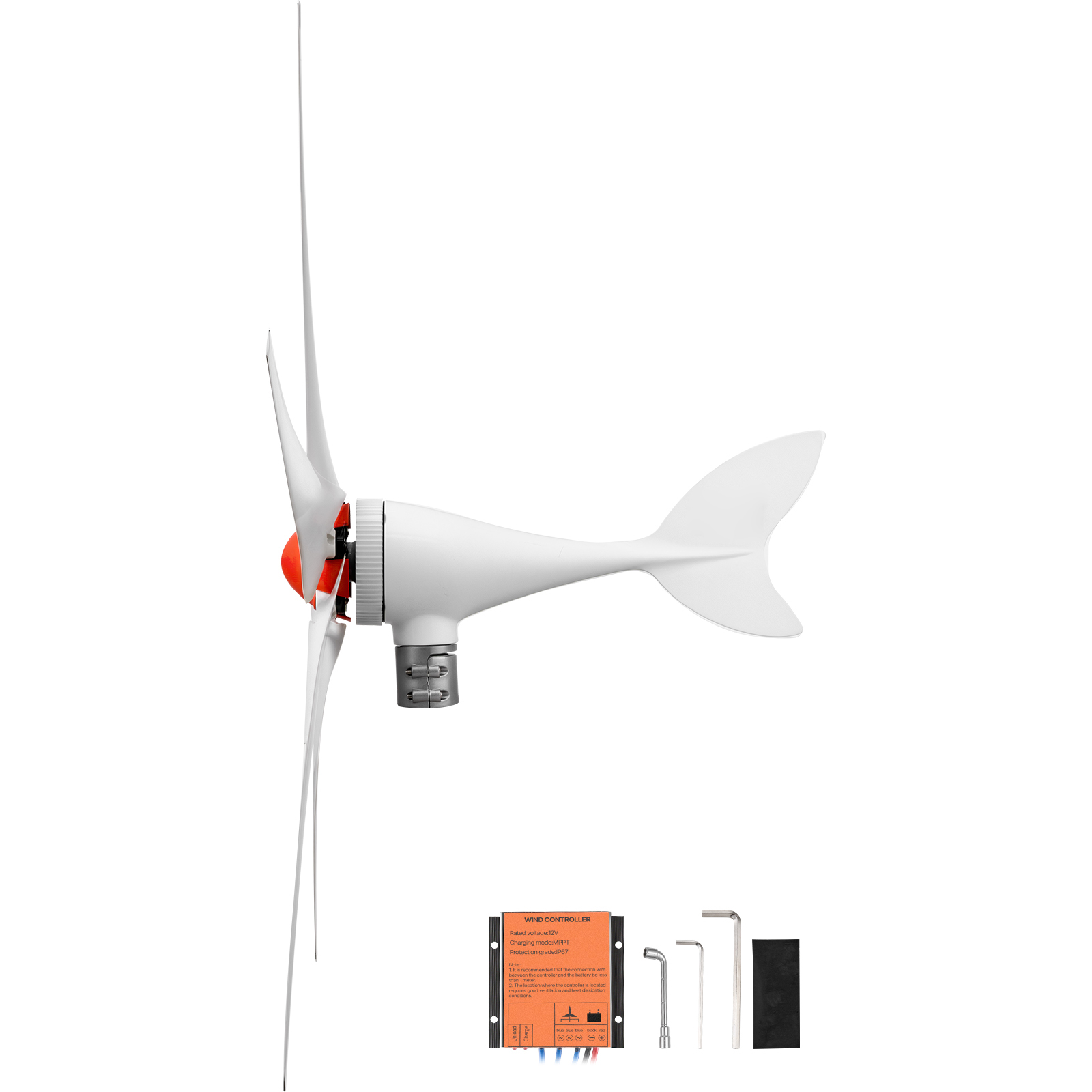 Main product image of 800W 12V 5-Blade Wind Turbine Generator Kit with MPPT Controller