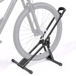 Product image of Foldable Freestanding Carbon Steel Bike Stand, 20-29 In Wheel, Drill-Free, Black