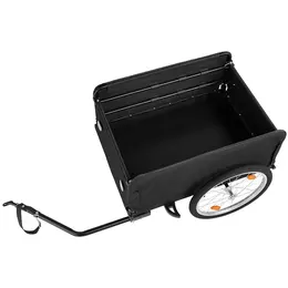 Product image of Bike Cargo Trailer, 130 Lb Load, Folding, 20-Inch Wheels, Waterproof Cover