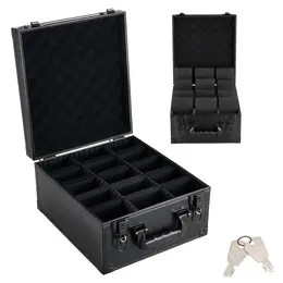 Product image of 3-Row Graded Card Storage Case, 150 PSA Slab Capacity, Lock, 12 Dividers