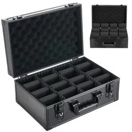Product image of 4-Row Graded Card Storage Case, 120 PSA Slab Capacity, Lock & Key