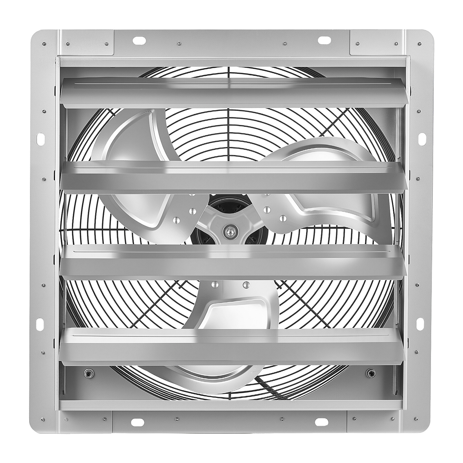 Main product image of 16 Inch Wall Mounted Shutter Exhaust Fan, Automatic Louvers, Steel Housing, 2438 CFM, AC Motor