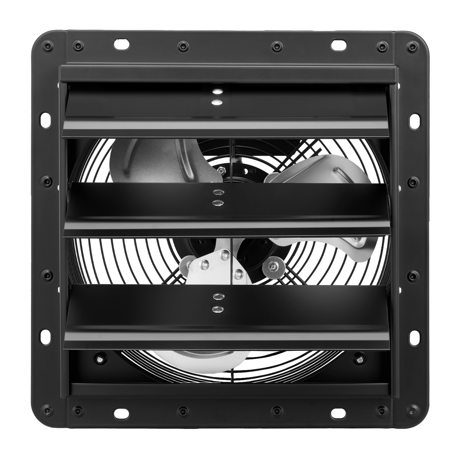 Main product image of 10 Inch Wall-Mount Shutter Exhaust Fan, Variable Speed, Automatic Louvers, Steel Housing