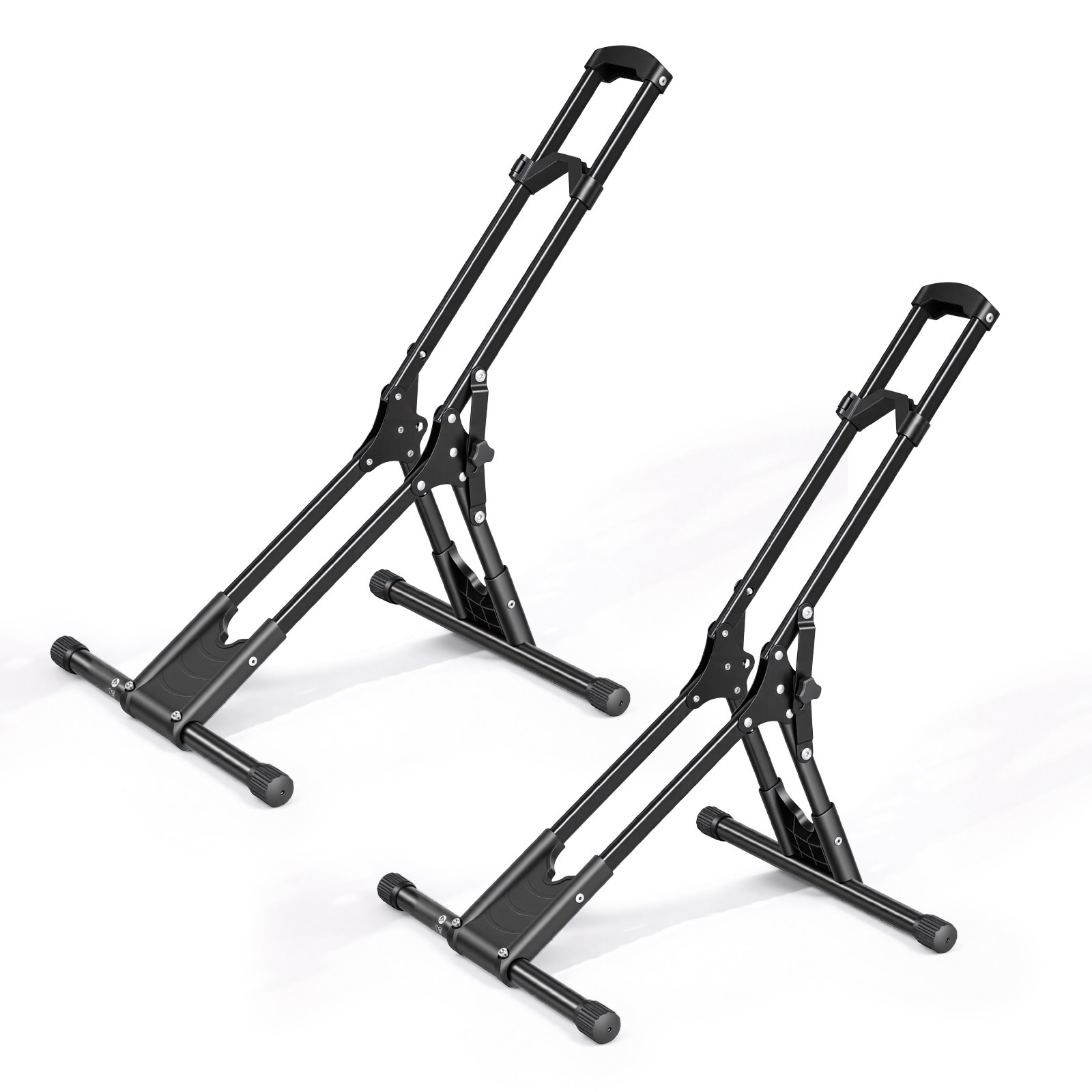 Main product image of Bike Stand, 2-Pack, Foldable Freestanding Carbon Steel Floor Stand, 20-29 in. Wheels