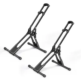 Product image of Bike Stand, 2-Pack, Foldable Freestanding Carbon Steel Floor Stand, 20-29 in. Wheels