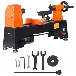 Product image of Wood Lathe, 1/3 HP, 8" x 13" Benchtop, Variable Speed 150-3200 RPM