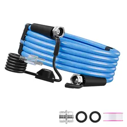 Product image of 30FT 1/2" ID Heated Drinking Water Hose, Built-in Thermostat, Lead/BPA Free, -45°F Protection