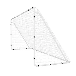 Product image of Soccer Goal, 12 x 6 ft, Iron Frame, PE Net, Portable, Ground Stakes